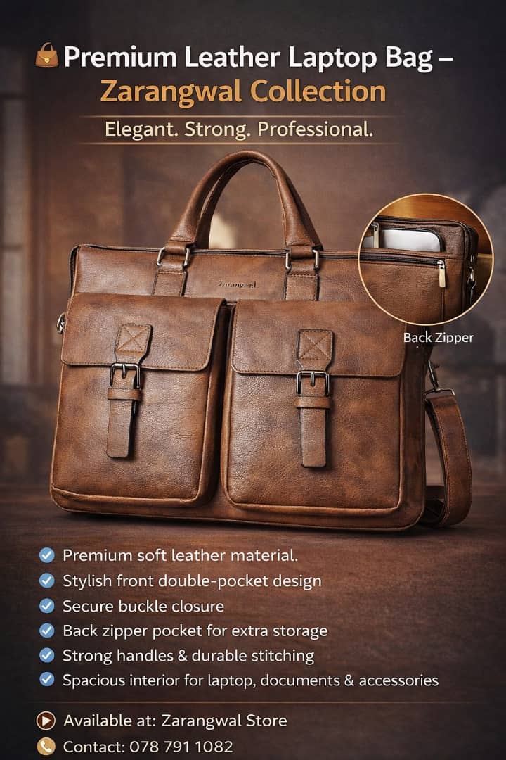 Zarangwal Premium Leather Office Bag