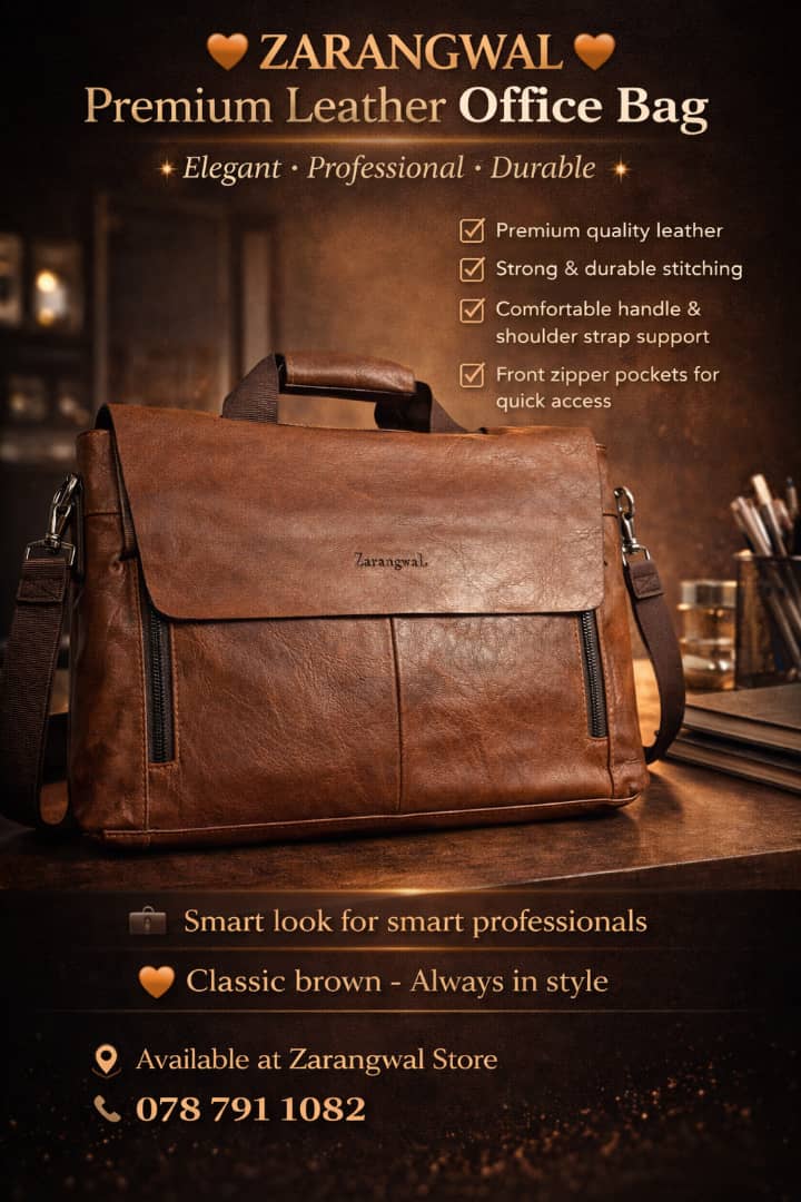 Zarangwal Premium Leather Office Bag