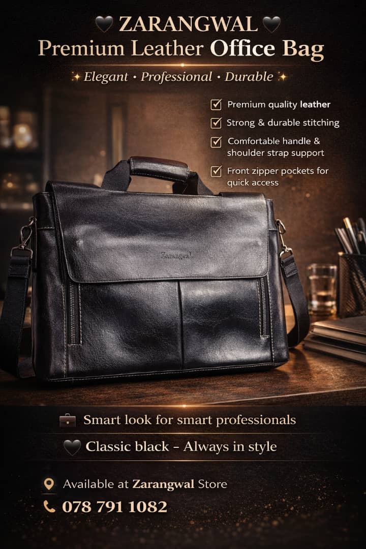 Zarangwal Premium Leather Office Bag